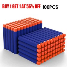 100X Bullets for Nerf-7.2cm Refill Foam Darts for X Shot Elite 2.0 UK