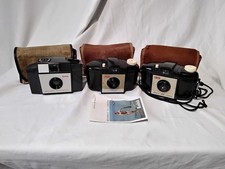 Vintage Trio Kodak Brownie 127 Film Cameras Untested Spares Repair Prop Display