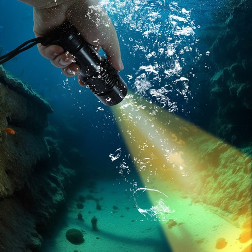 Led dive light waterproof - dive,