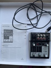 Behringer Xenyx 302USB Premium 5-Input Mixer – Excellent Condition