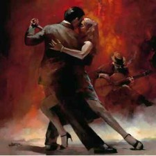 TANGO COUPLE DANCING DECOR