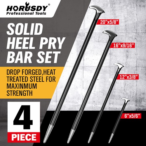 4pc steel heel - steel, pry