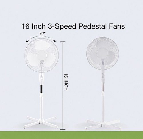 Electric pedestal fan - fan, inch