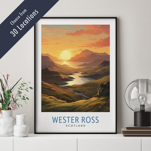Travel poster print - travel,