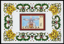 GRENADA 2746 - Orchids "Pleione maculata" S/S (pc20730)