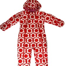 Baby Boden Red Flower Fleece