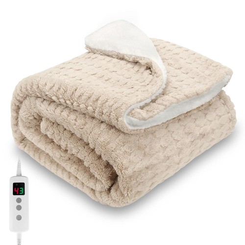 Electric throw blanket heated - electric,