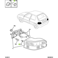 Genuine Fixing Clip Light Unit
