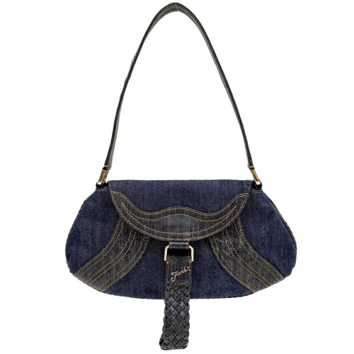 Fendi mini spy blue denim - fendi,