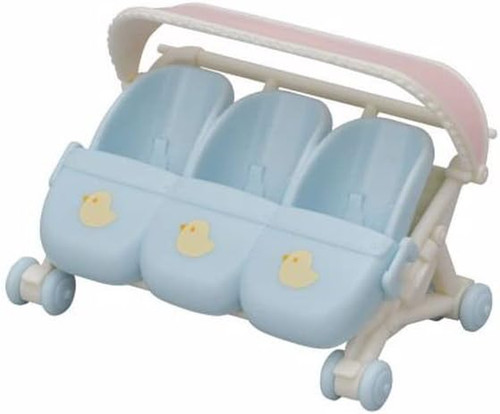 Triplets stroller dollhouse - triplets,