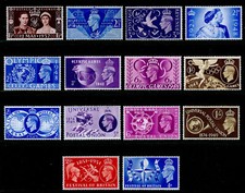 GB GVI COMMEMORATIVES, NH