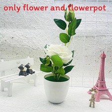 Fake Rose Bonsai Tree With