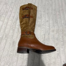 Clarks Brown Combi Leather