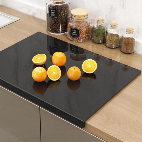 Large black acrylic cutting - black,