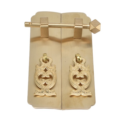 Chinese antique brass handle - chinese,