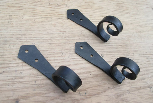 Coat hook wrought iron black - coat,