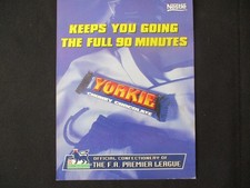 YORKIE Chocolate Bars - Original Magazine Colour Advert