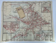 Old Vintage MAP OF G.W.R