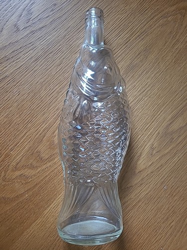 Vintage cevin glass - cevin, fish