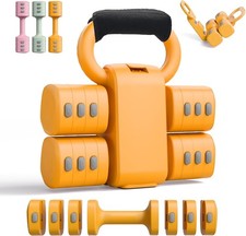 2-in-1 Adjustable Dumbbells &