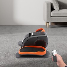 Electric Elliptical Trainer for Seniors W/ Remote Under Desk Elliptical Machine