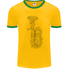 A Tuba Musical Instruments Brass Band Mens Ringer T-Shirt