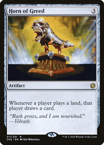Mtg horn greed 211 - mtg,