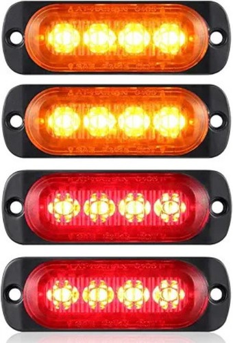 Aluminum housing red amber - housing,