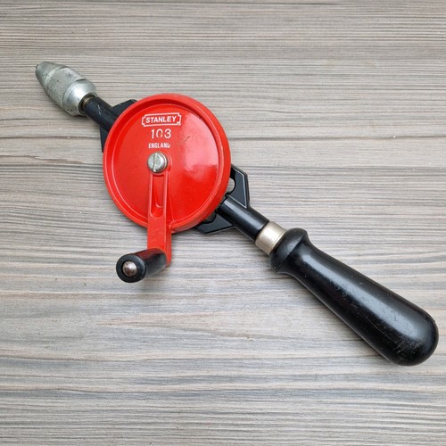 Vintage stanley 103 hand drill - hand,