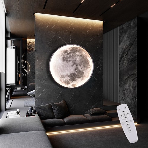 Dimmable moon wall light - moon,