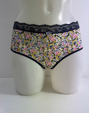 Ex M&S Floral Lace Trim Short Briefs Knickers Pack Of 5 Size 6 10 12 14 16 18 20