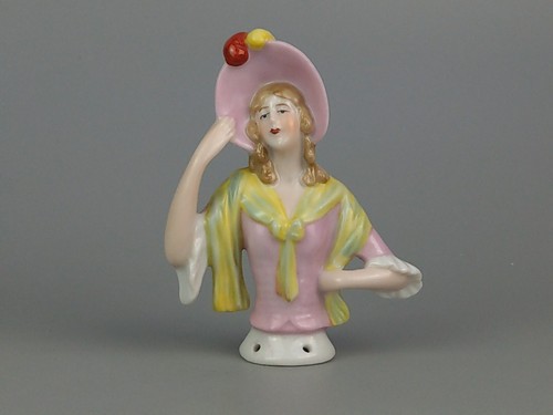 Medium half doll victorian - medium,