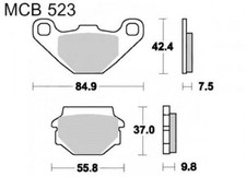 TRW Lucas MCB 523 Rear Brake