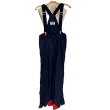 Vintage Peregrine Sun Valley Blue Red Ski Snow Bibs Overalls Ladies Large