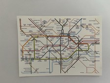 London Underground Tube Map A5 Reproduction Diagram Print Railway Map 2022