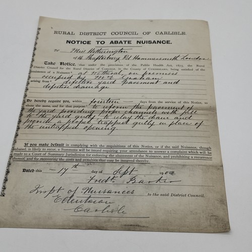 1904 rural district council - district,
