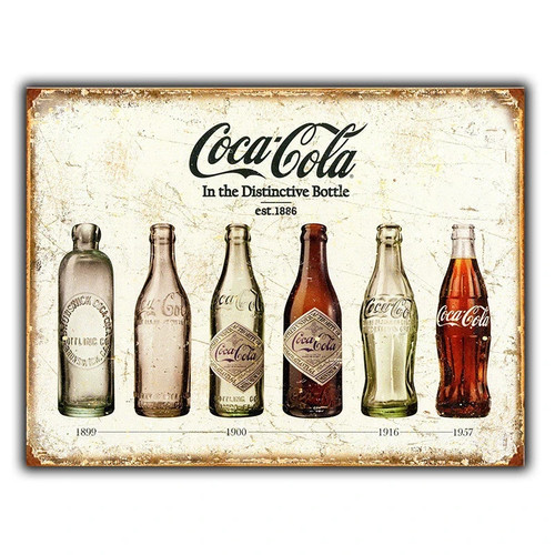 Coca cola bottles metal - coca,