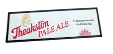 Theakston Pale Ale Unpasteurised & Cold Filled Bar Runner Man Cave Home Bar 23"
