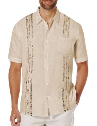 Men beach wedding shirt - men's,