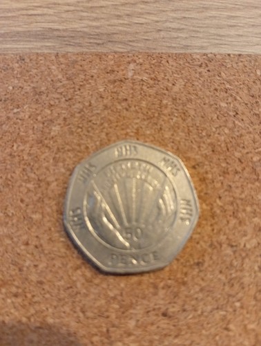 Nhs 50th anniversary - anniversary, 50p