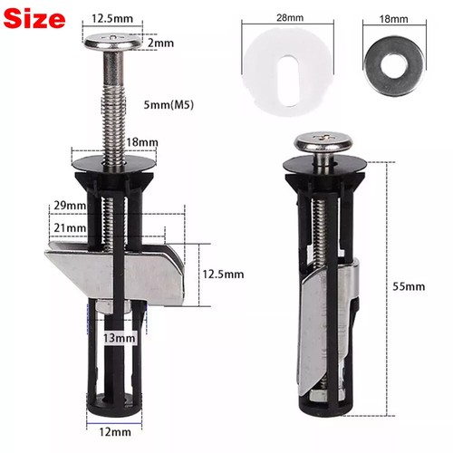 4pcs toilet fixing screws - toilet,