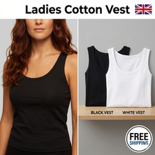 LADIES Women COTTON VEST WOMEN
