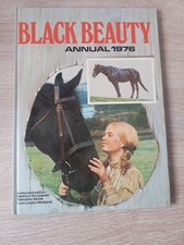 BLACK BEAUTY Annual hardback 1976 TV Show Horse Riding M5
