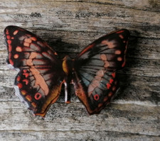 vintage enamel butterfly