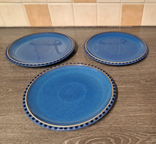3 x Denby Reflex Blue Side