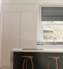 White gloss lacquered handless