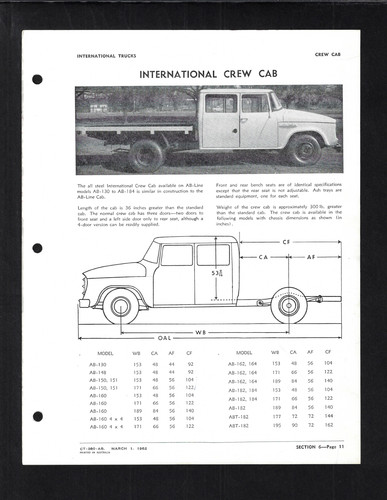 International crew cab flyer - international,