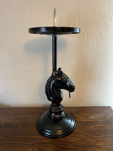 Horse head ashtray stand - head,
