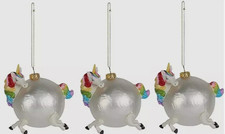Unicorn Christmas Tree Baubles
