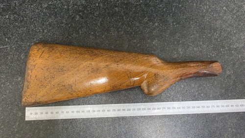 Vintage old rifle stock - old,